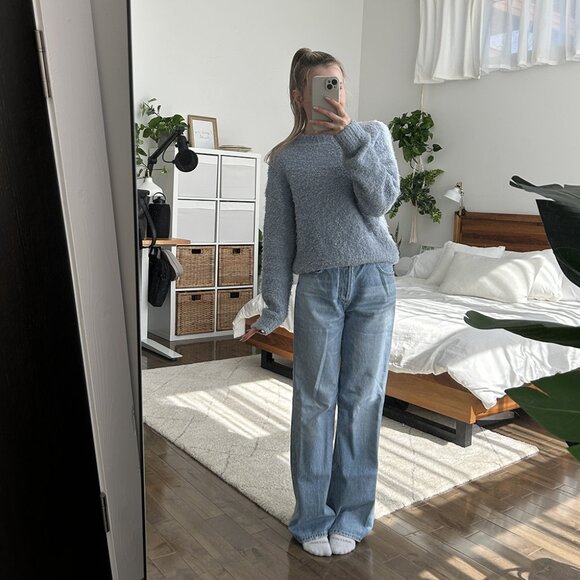 Mango Gallet Textured Boucle Knit Sweater XS - Picture 3 of 7